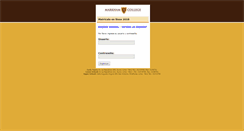 Desktop Screenshot of matricula.markham.edu.pe