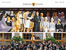 Tablet Screenshot of markham.edu.pe