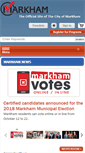 Mobile Screenshot of markham.ca